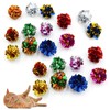 Cutiolly Crinkle Ball for Cats, 20 Cat Toy Balls, Colourful