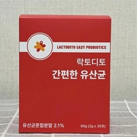 Lacto Dito Convenient Lactobacillus Probiotics 30 packets (1 pack) (41310987) / 락토디토 간편한 유산균 프로바이오틱스 30포 1개 (41310987)