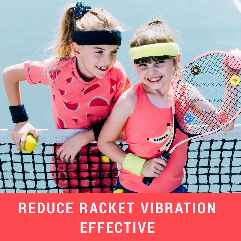 16PCS Tennis Racket Dampener, Durable Rubber Tennis Racquet Vibration Shock