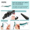 Booms Fishing TR1 Tokyo Rig Kit with Hooks, 4pack 1/4oz