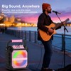 Bluetooth Karaoke Machine, Portable Karaoke with 2 Wireless Microphones, Karaoke