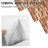 HOMMDECO 3D Brick Wall Panel 10PCS Wall Panels Peel and