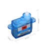 SazkJere 4Pcs Mini Super Light 3.7g GH-S37D Digital Servo 3.6V-4.8V