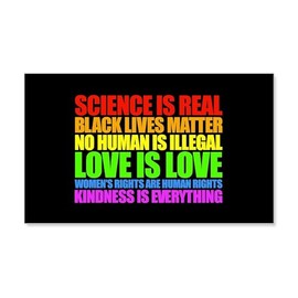 CafePress The Truth 20x12 Wall Decal, Vinyl Wall Peel, Reusable Wall Cling