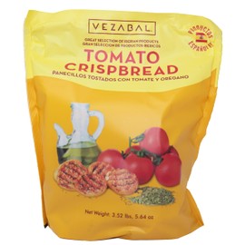 Crispbread, Sourdough and Whole Grain, Crackers, Non-GMO Ingredients, Fat Free (Large, Tomato)