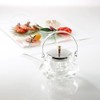 Hario "Hakkaku Chirori" Sake Cooler, 360ml, Embossed Silver
