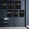 Sports Car Pattern Unframed Painting, 1 Count Modern Canvas Wall