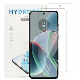 KZIOACSH 2 Pack Flexible TPU Full Coverage 3D Curved Edge Elastic Screen Protector Cover HD Clear Anti-Scratch Film with Installation Alignment Tool for Motorola Razr 40/Motorola Razr 2023