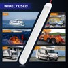 RVZONE 12V LED Interior Light Bar 120LEDs 1800LM 8W DC
