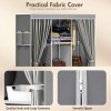 Design Portable Closet Wardrobe Clothes Rack Storage Organizer Shelf Bedroom