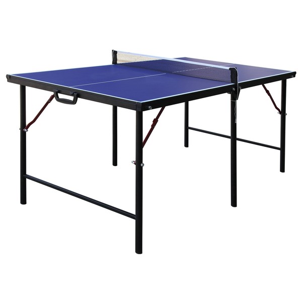Hathaway BG2305 Crossover 60-in Folding Portable Table Tennis Table –
