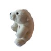 Weighted stuffed animal, polar bear with 2-4 lbs, washable plush