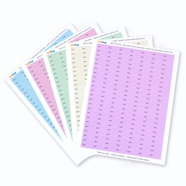 Date Stickies by InchBug - 5 Pack - Multi