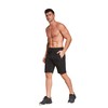 Tansozer Men's Cotton Shorts with Zip - black, size: l