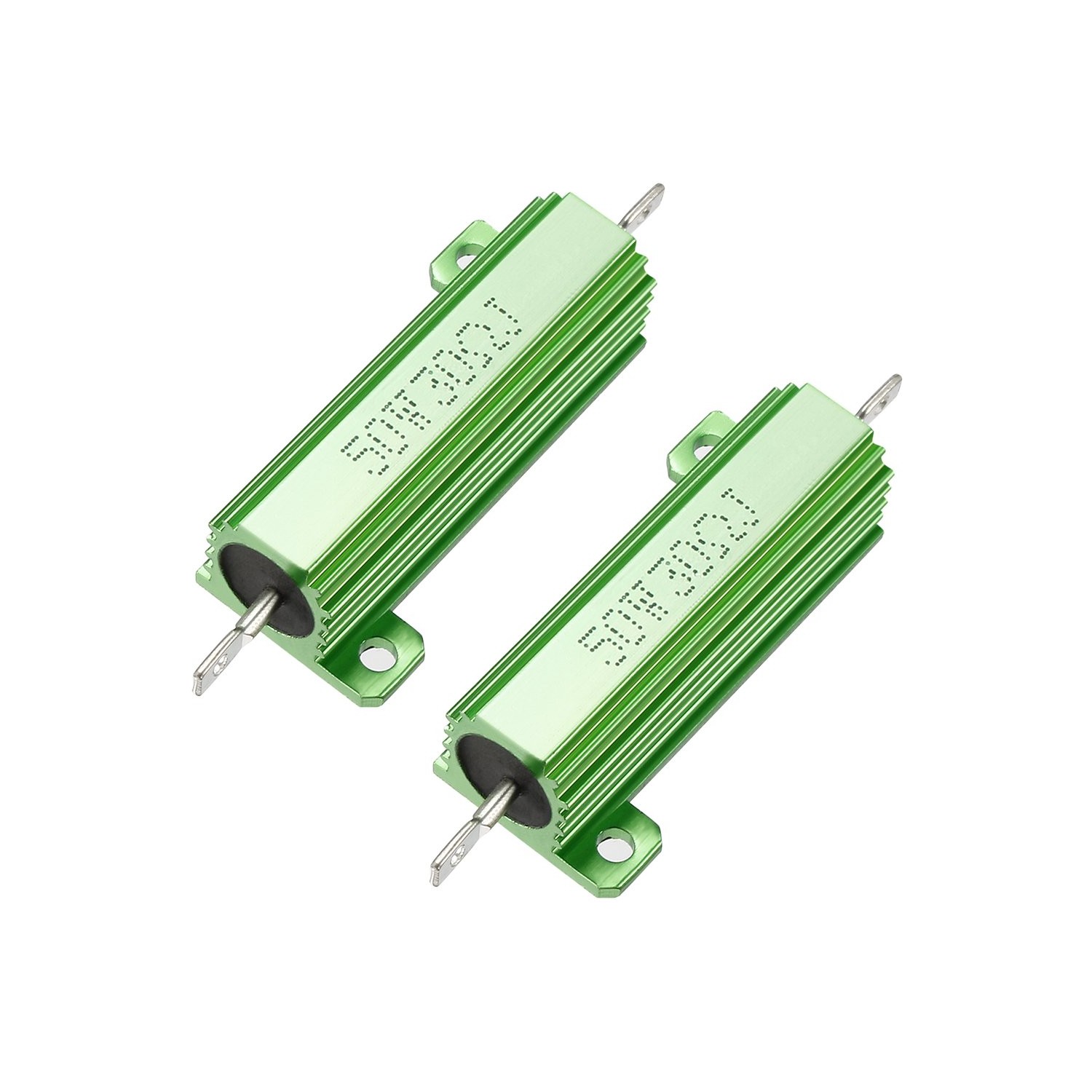 Sourcingmap - 5 resistori in alluminio, 10 W, 33 Ohm, per convertitore LED con asta 10W33RJ