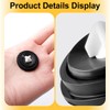 Lotsdonxia 3PCS Tank Inlet Rubber Ring Flush Valve Diaphragm Gasket