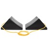 MaxxHaul 50012 Rubber Wheel Chock With Rope - 8" x
