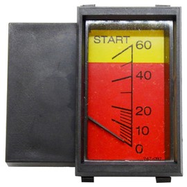 60 Amp Meter with Start for Solar/Century Battery Chargers, Snap-in Vertical Mount (PR18HV-60B)