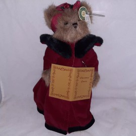 Bearington Christmas Bear Corina Carolton 1753 New With Tags Red Coat