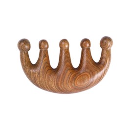 TOVINANNA Green Sandalwood Five Teeth Rake Comb Static Massage Tool for Hair Care and Scalp Relaxation Skin Friendly Comb for Women Stimulates