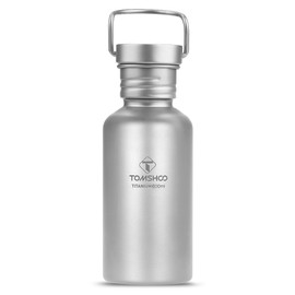 600ml Full Titanium Water Bottle  Ultralight Outdoor Camping Hiking Cycle Water Bottle