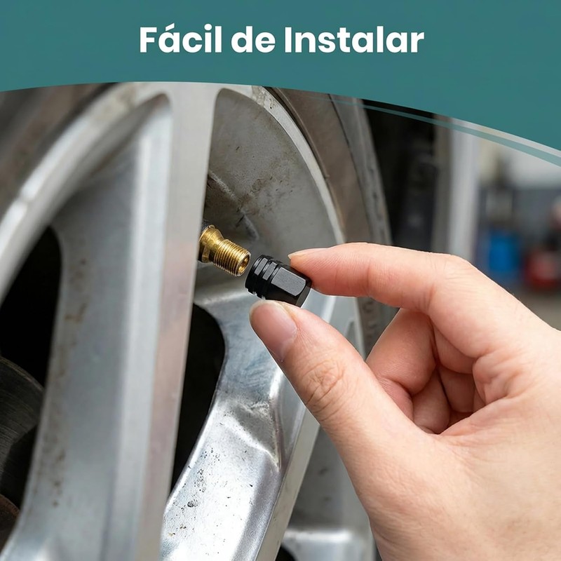 16pcs Tapas De Válvula con Cierre para Neumático De Automóvil,