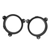 1 Pair 6.5in Door Speaker Spacer Wire Harness Kit Black