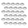 Gatuida 30pcs Stainless Steel Egg Tart Molds with Decorative Fluted