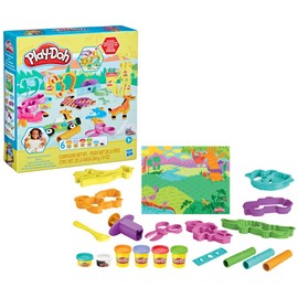 Play Doh - Set de Animales Coloridos - Manualidades Infantiles con temática de Animales, Juguetes para niños y niñas a Partir de 3 años