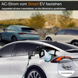 GUWIEYG V2L Adapter Compatible with Smart, 10A 220V Vehicle Charger Adapter, Suitable for Smart #1, #3, Type 2 Unloader