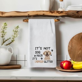 Labrador Retriever Gifts Kitchen Towels, Labrador Gifts Hand Towels for Bathroom, Yellow Labrador Retriever Gifts Dish Towels Tea Towels for Kitchen, Yellow Lab Gifts, 16x24 Inch