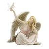 US 5.88 Inch Angel Sitting with Dove on Right Hand