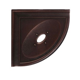 Questech 5" Soap Dish, Corner Shelf for Inside Shower, Retrofit Shower Organizer for Tiled Walls, Corner Soap Holder Bathroom Accessories, Metro Flatback, Oil Rubbed Bronze Finish