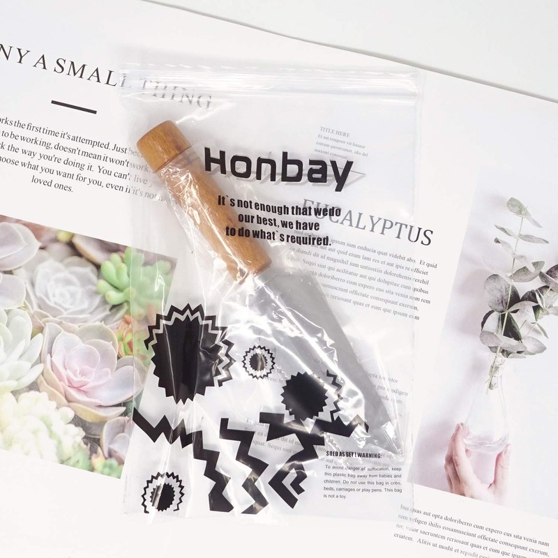 Honbay Sharp Multifunctional Stainless Steel Wooden Handle Knife Fruits Peeler