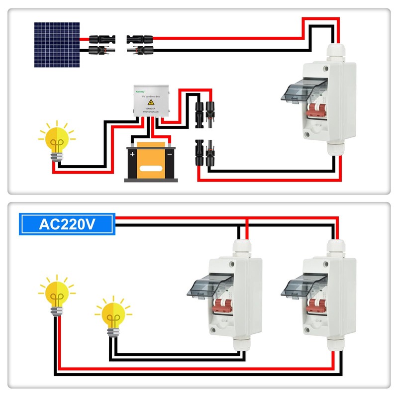 Circuit Breaker PV DC, DC Circuit Breaker Circuit Breaker 2-Pin
