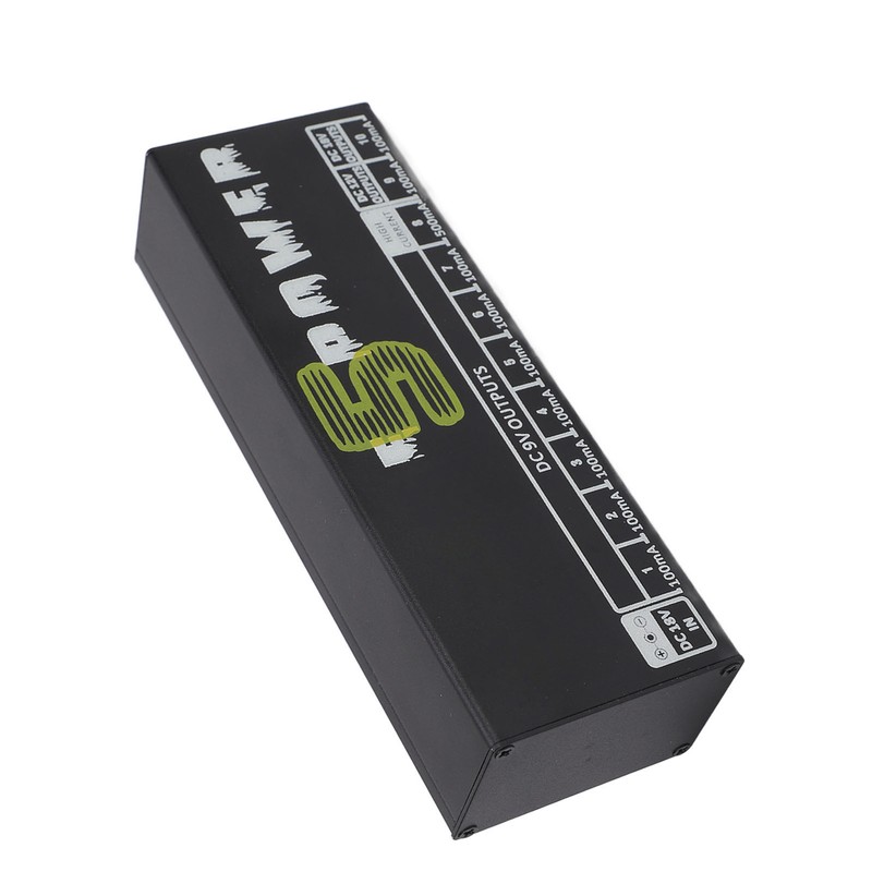 Guitar Effect Pedal Power Supply 10 Independent DC 9V 12V