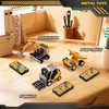 LTFIOON Mini Camion Ribaltabile RC, 1:64 Autocarro Ribaltabile in Metallo