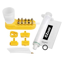 Letgoing Mountain Bike Hydraulic Disc Brake Oil Bleed Kit with Metal Connector, Bicycle Tool for Shi-mano, Ma-Gura, Te-ktro, SR-am Series (2024LITE)