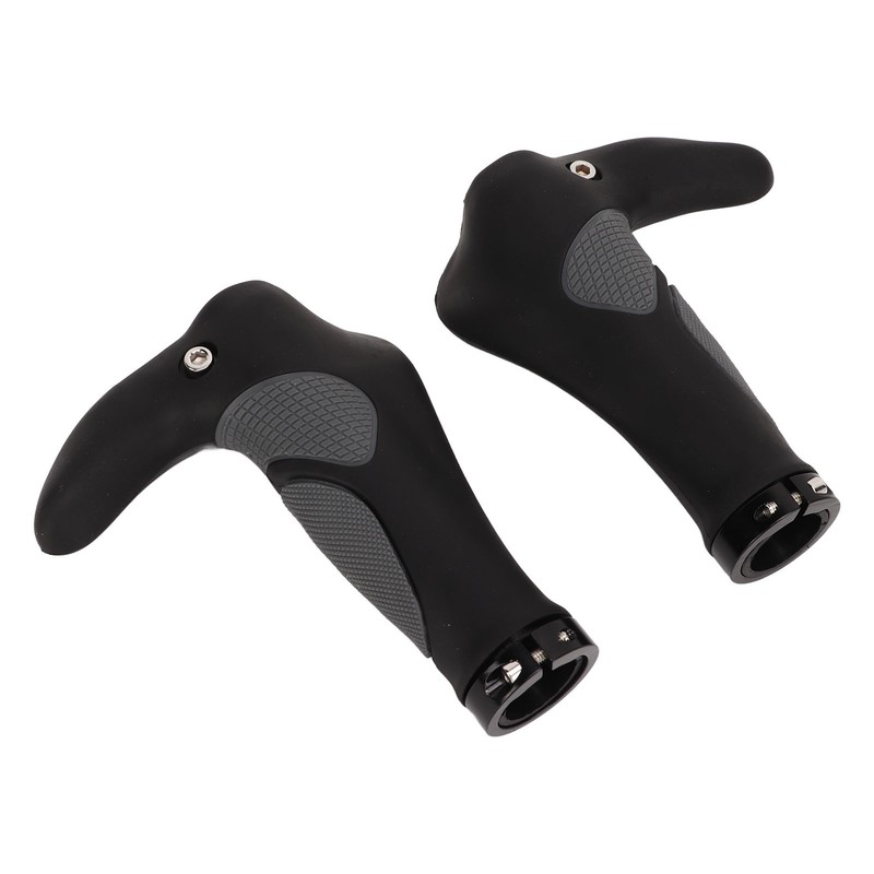 2Pcs Bike Handlebar Grips TPR Rubber Ergonomic Slip Prevention Replacement