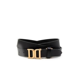 Daks (신세계강남점)블랙 가죽 DD로고 후드버클 여성벨트 DBBE2F793 (Sinsagae Gangnam Branch) Black Leather DD Logo Hood Buckle Women's Belt DBBE2F793
