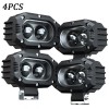 SHENKENUO 4P 4'' LED Head Lamp for Caterpillar Skid Steers