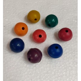 8 PC Rubber Ball Set Accessory for Tuning Forks Better Grip 8 Colors by Tuningforkshop