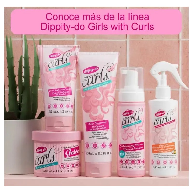 Dippity Do - Tratamiento Rizos, Realza, Acondiciona, Hidrata, Brillo