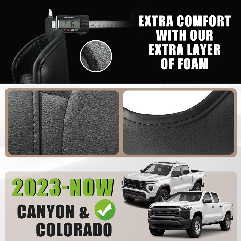 Muslogy Center Console Armrest Cover Compatible with Chevy Colorado/GMC Canyon