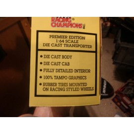 Racing Champions 1U-AUTOGRAPHED Kenny Bernstein NOS die cast Mac tools/Budweiser 1/64 semi