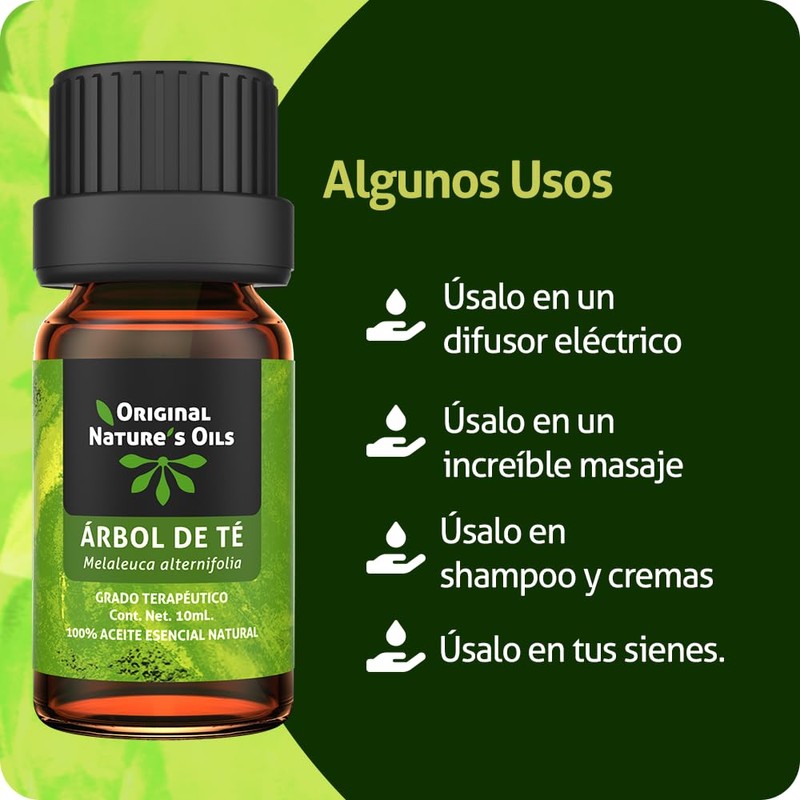 ORIGINAL NATURE'S OILS Kit de 5 aceites Esenciales de Árbol