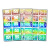 500 Hologramas Plastificados 28x20 Mm Logo Texto Num Serie