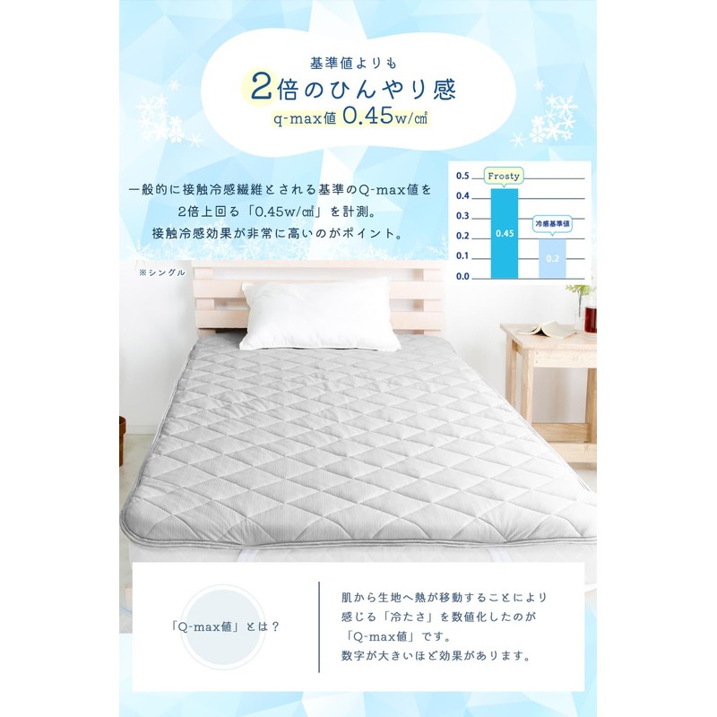 System K Bedding Pad, Single, Ultra Cool, Just Lay, Cool
