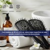 Bluelander Kit de 2 Cepillos para Cabello Antinudos con Mango