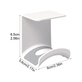 Headphone Stand Holder,Under Desk Headset Hanger Holder,Wall Mount Rotatable Organizer,Headphone Holder,Headphone Hanger Clamp,Desk Hook,Headphone Hook,Holder Hanger(Colour:White)